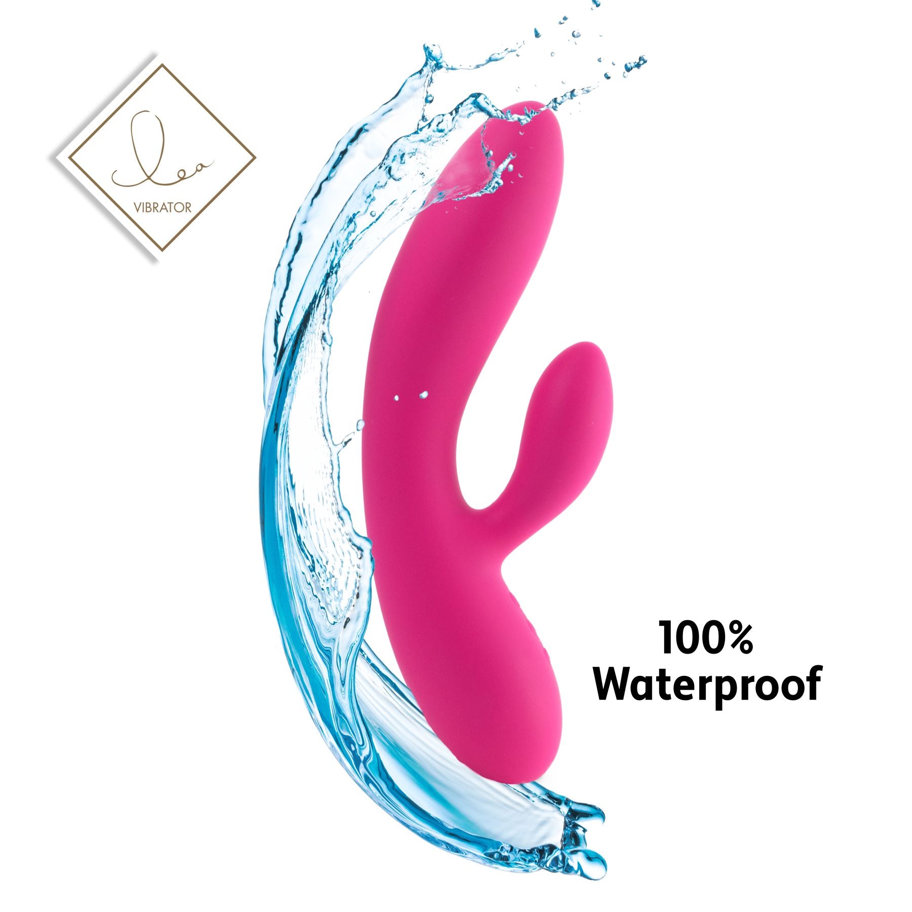 Thumb image for product index 19: Гибкий вибратор кролик с двумя моторами FeelzToys Lea Rabbit Vibrator 