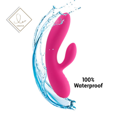 Main image for product index 19: Гибкий вибратор кролик с двумя моторами FeelzToys Lea Rabbit Vibrator 