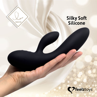 Main image for product index 11: Гибкий вибратор кролик с двумя моторами FeelzToys Lea Rabbit Vibrator 