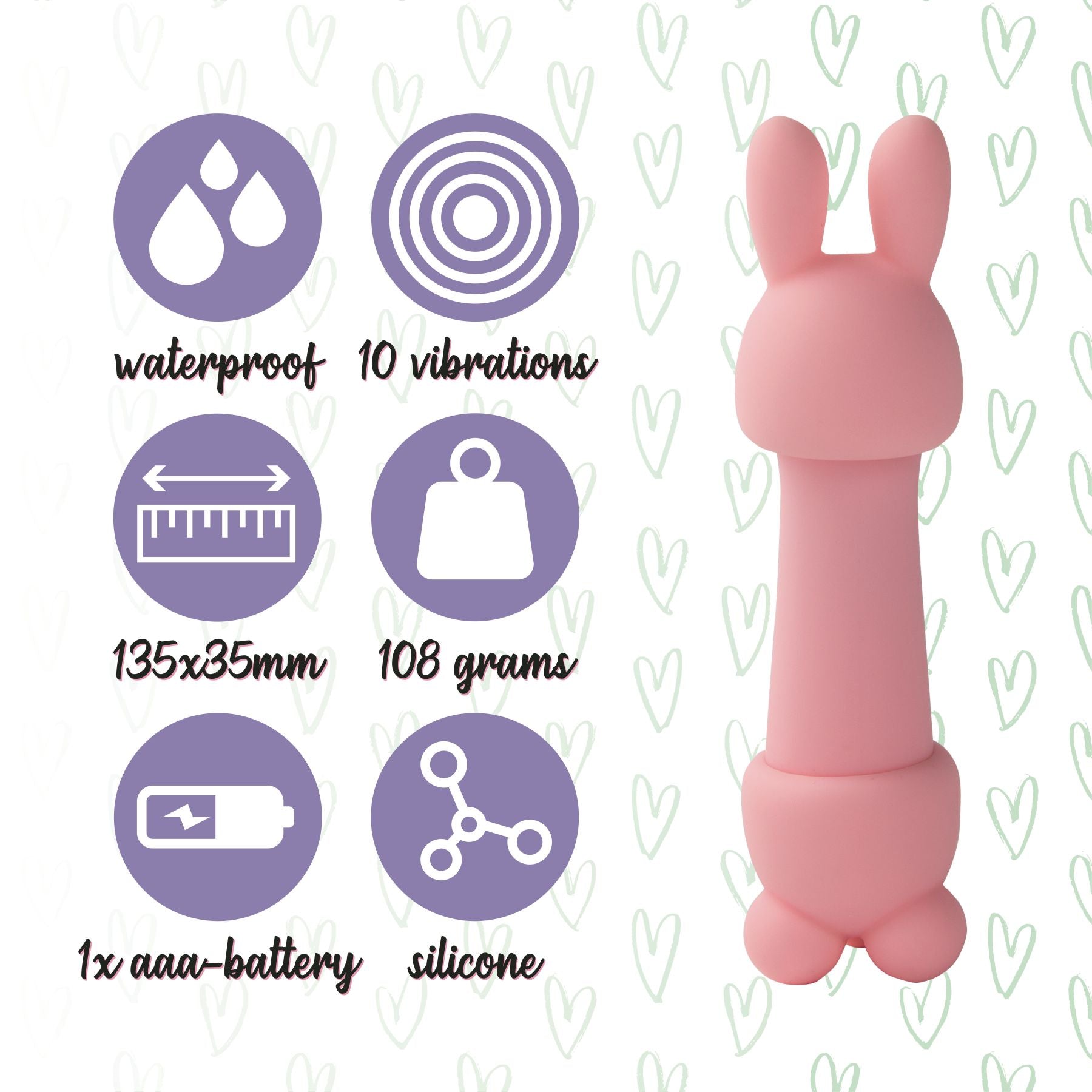 Thumb image for product index 17: Мінівібратор FeelzToys Mister Bunny