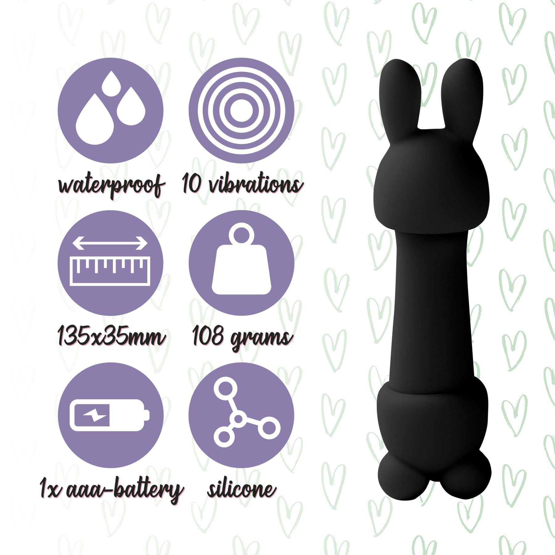 Thumb image for product index 11: Мінівібратор FeelzToys Mister Bunny