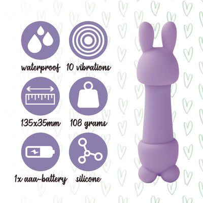 Main image for product index 5: Мінівібратор FeelzToys Mister Bunny