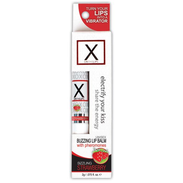 Thumb image for product index 2: Стимулювальний бальзам для губ унісекс Sensuva - X on the Lips Strawberry