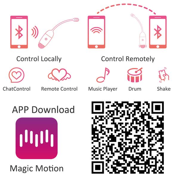 Thumb image for product index 5: Смарт-віброяйце Magic Motion Vini, керування зі смартфона