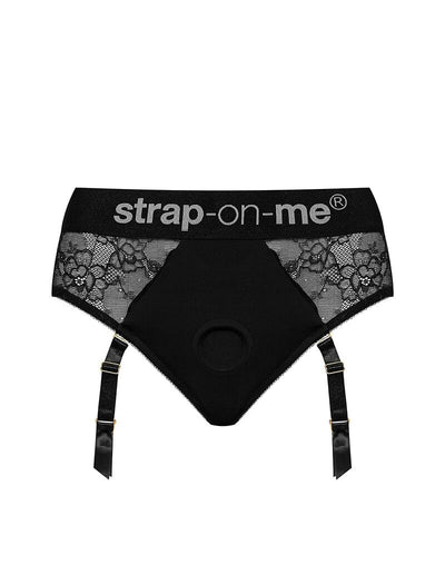 Main image for product index 27: Мереживні труси для страпону з підв'язками для панчох Strap-On-Me DIVA HARNESS