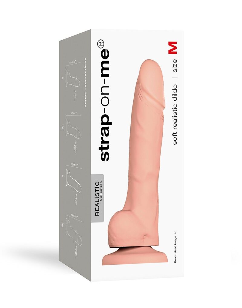 Thumb image for product index 15: Реалистичный фаллоимитатор Strap-On-Me SOFT REALISTIC DILDO 