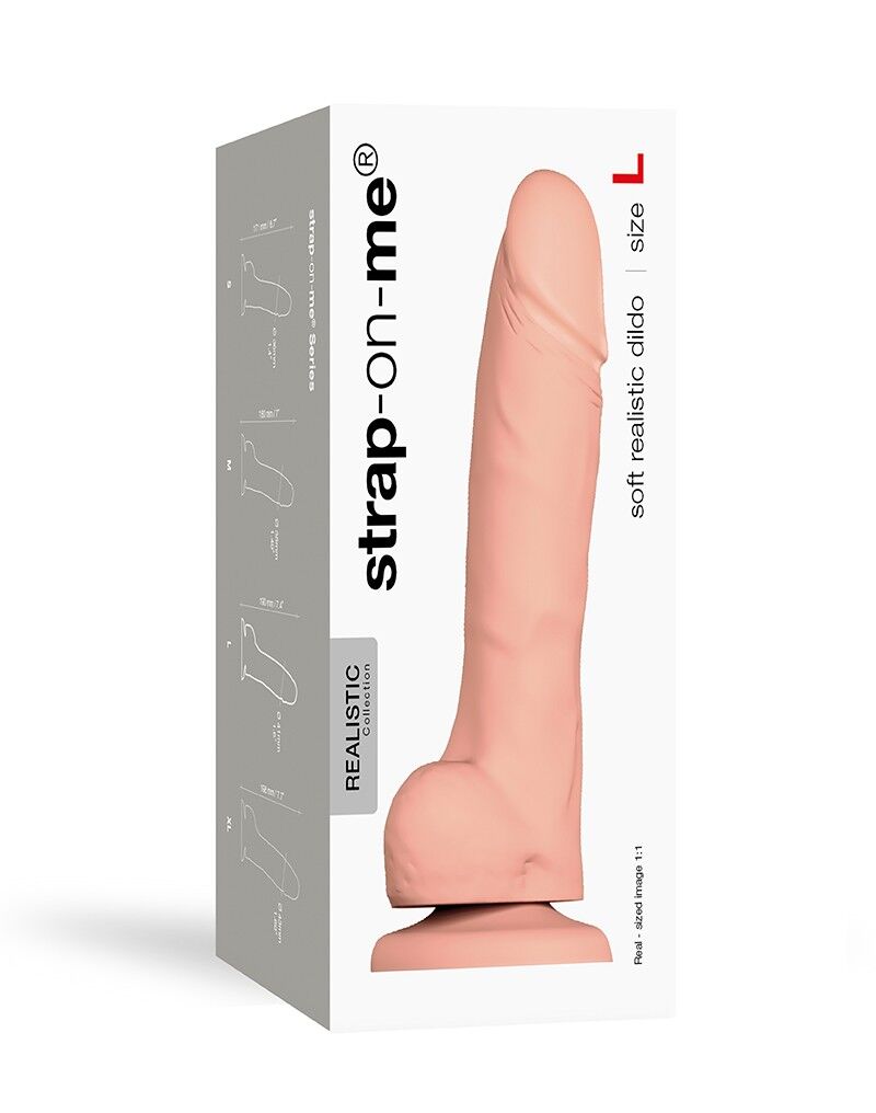 Thumb image for product index 21: Реалистичный фаллоимитатор Strap-On-Me SOFT REALISTIC DILDO 