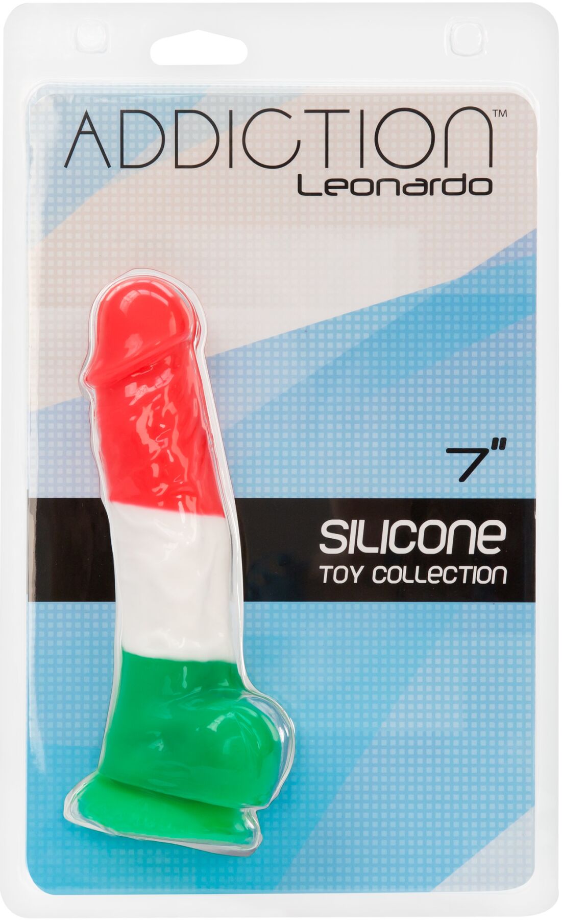 Thumb image for product index 5: Кольоровий фалоімітатор ADDICTION - LEONARDO - 3 COLOURS, вібропуля в подарунок