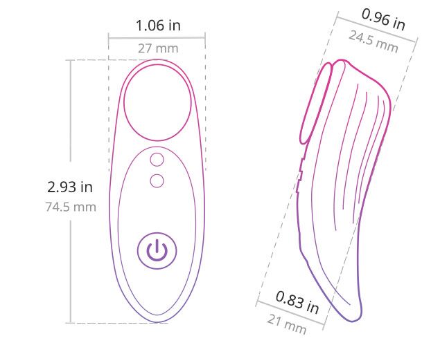 Thumb image for product index 3: Смарт-вибратор в трусики Lovense Ferri