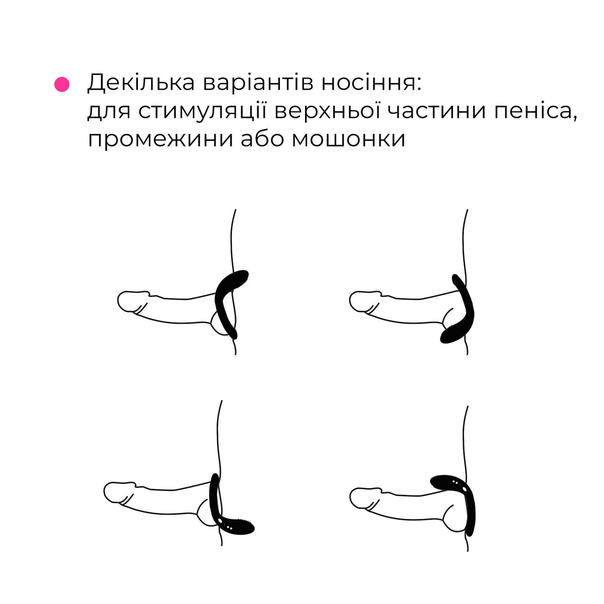Смарт кольцо-насадка на член Lovense Diamo Cock Ring - превью 8