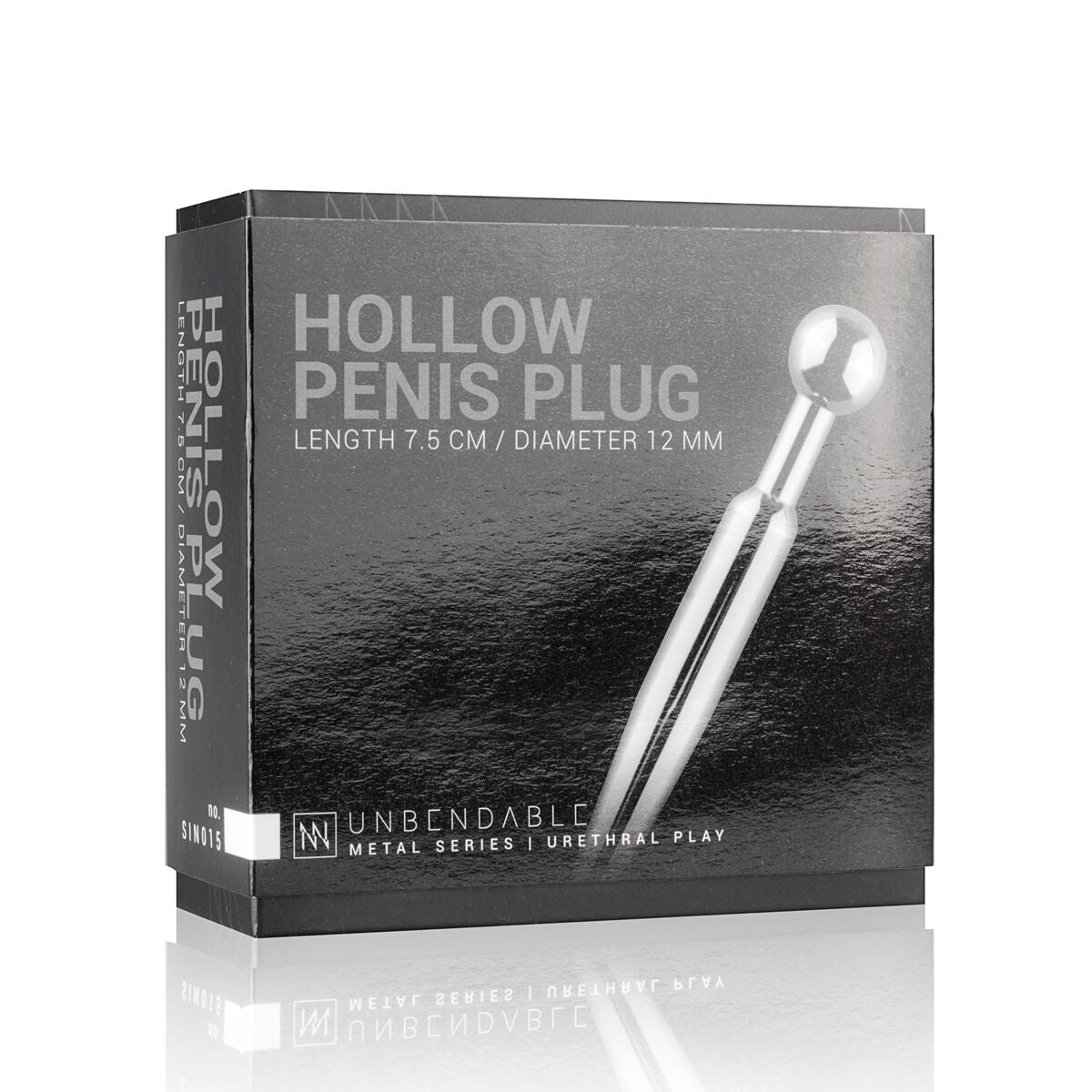 Thumb image for product index 5: Уретральный стимулятор Sinner Gear Unbendable — Hollow Penis Plug, 7,5 см