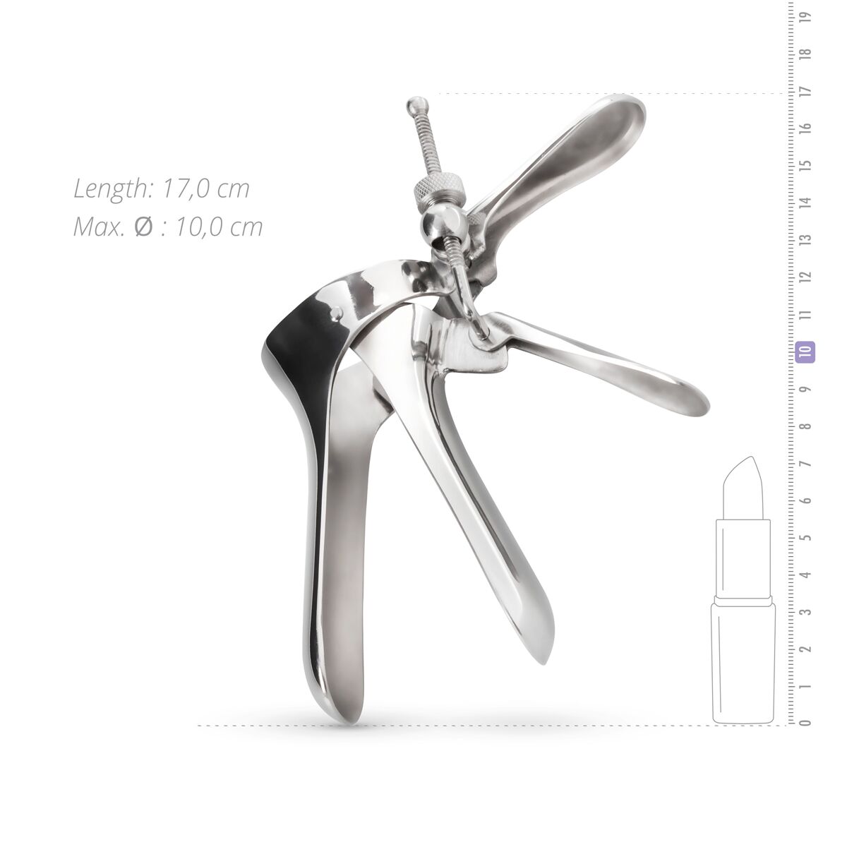 Thumb image for product index 5: Вагинальный расширитель спекулум Sinner Gear Unbendable — Large Cusco Vaginal speculum