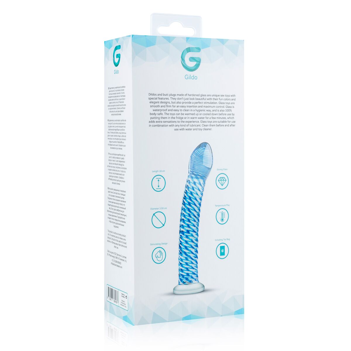 Thumb image for product index 7: Скляний ділдо Gildo Glass Dildo No. 5