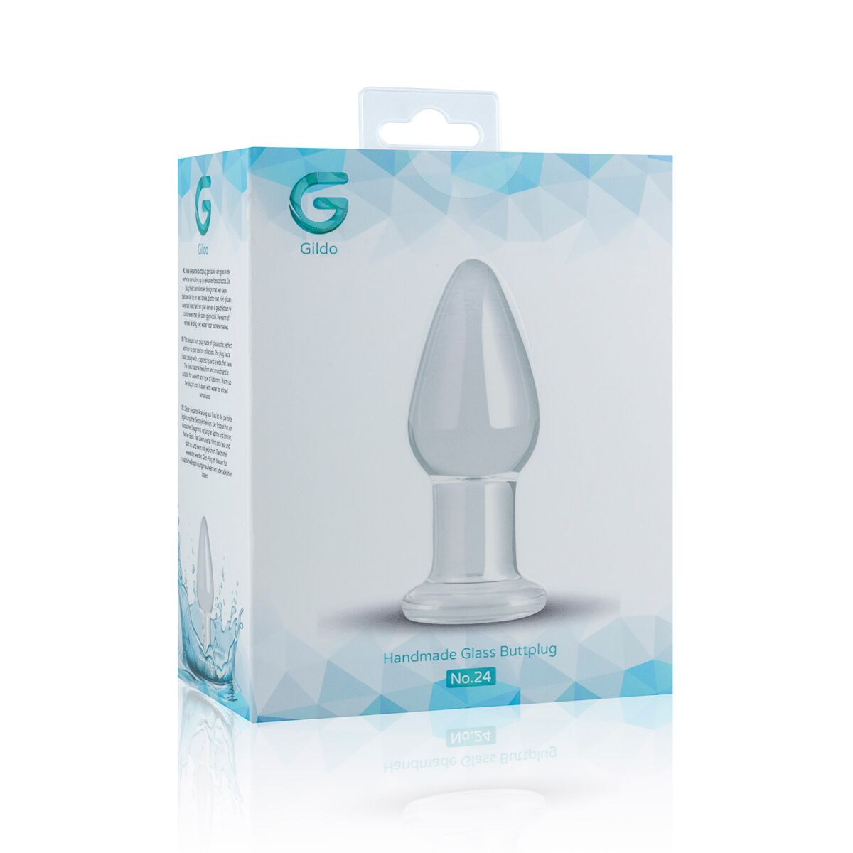 Thumb image for product index 4: Скляна анальна пробка Gildo Glass Buttplug No. 24