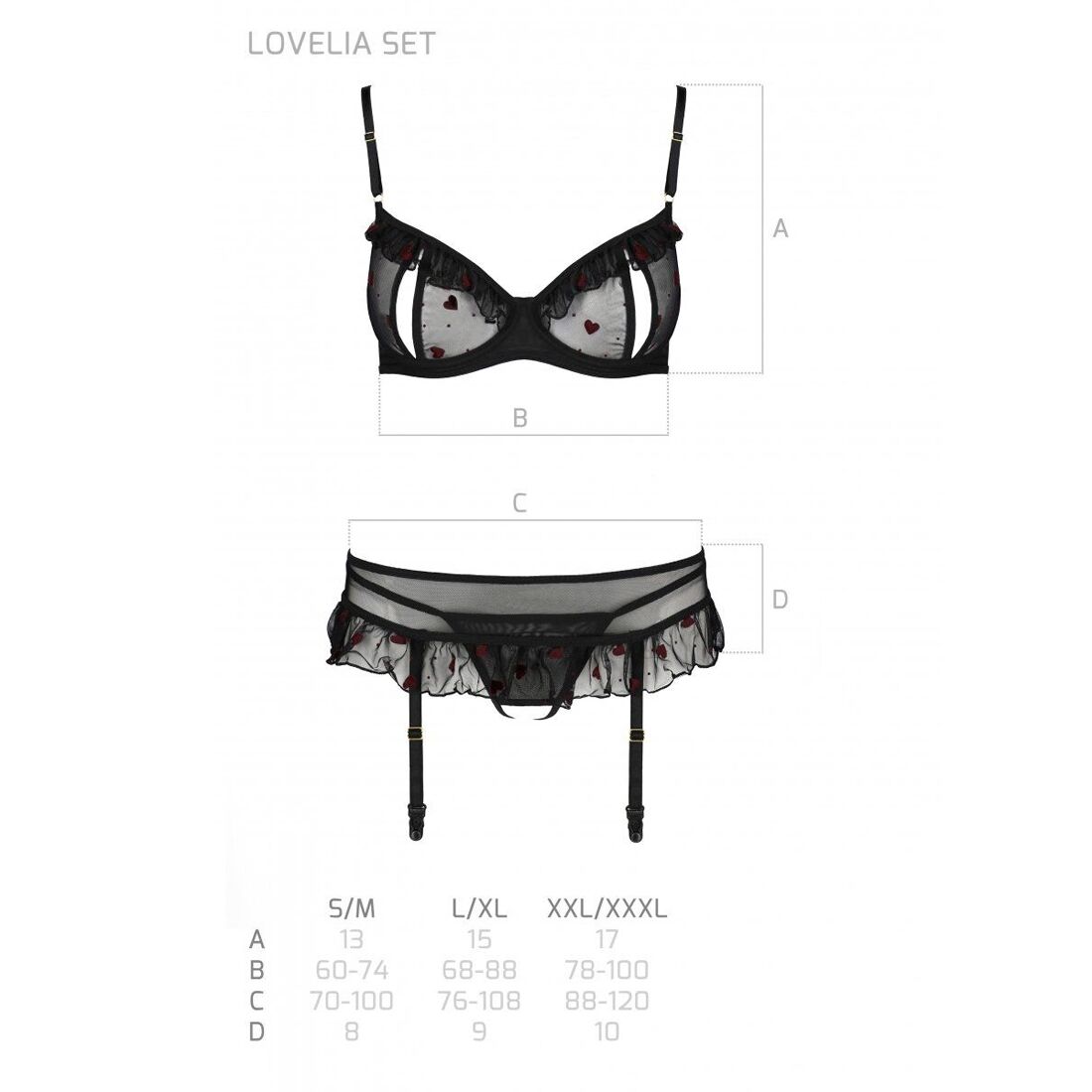 Thumb image for product index 21: Сексуальний комплект Passion LOVELIA SET