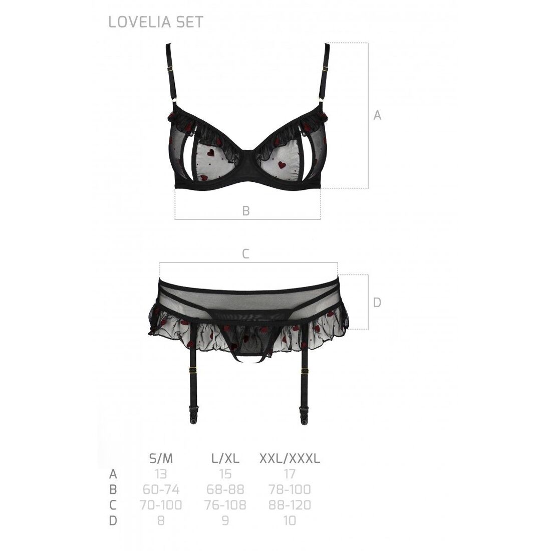 Thumb image for product index 7: Сексуальний комплект Passion LOVELIA SET