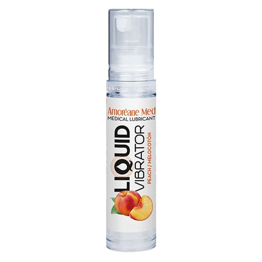 Thumb image for product index 2: Лубрикант з ефектом вібрації Amoreane Med Liquid Vibrator Peach