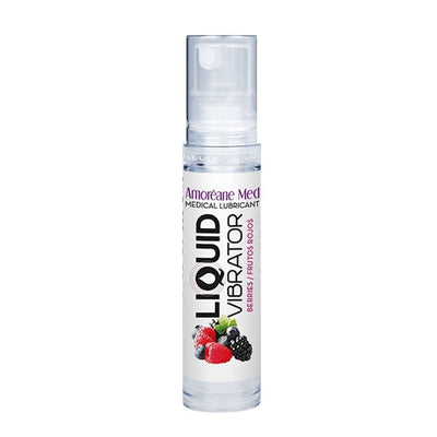 Main image for product index 1: Лубрикант з ефектом вібрації Amoreane Med Liquid Vibrator Berries