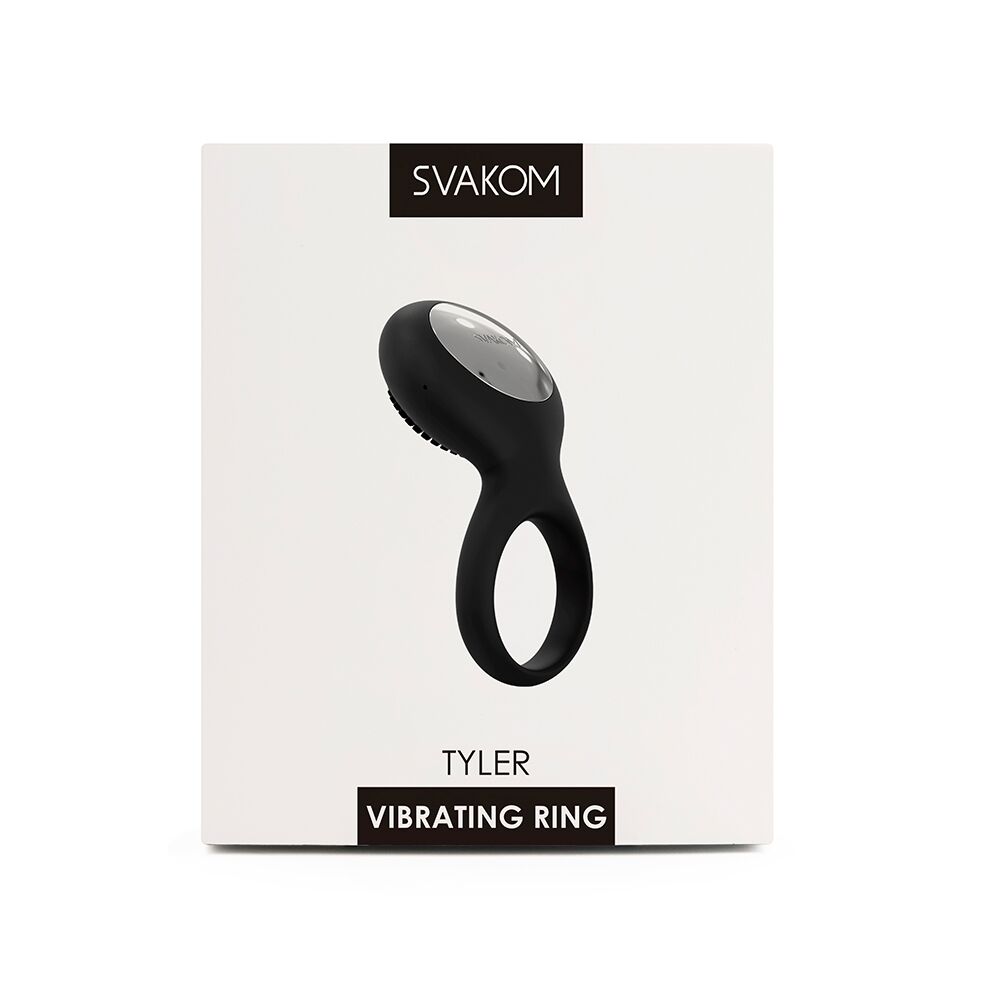 Thumb image for product index 8: Ерекційне кільце з вібрацією Svakom Tyler Black