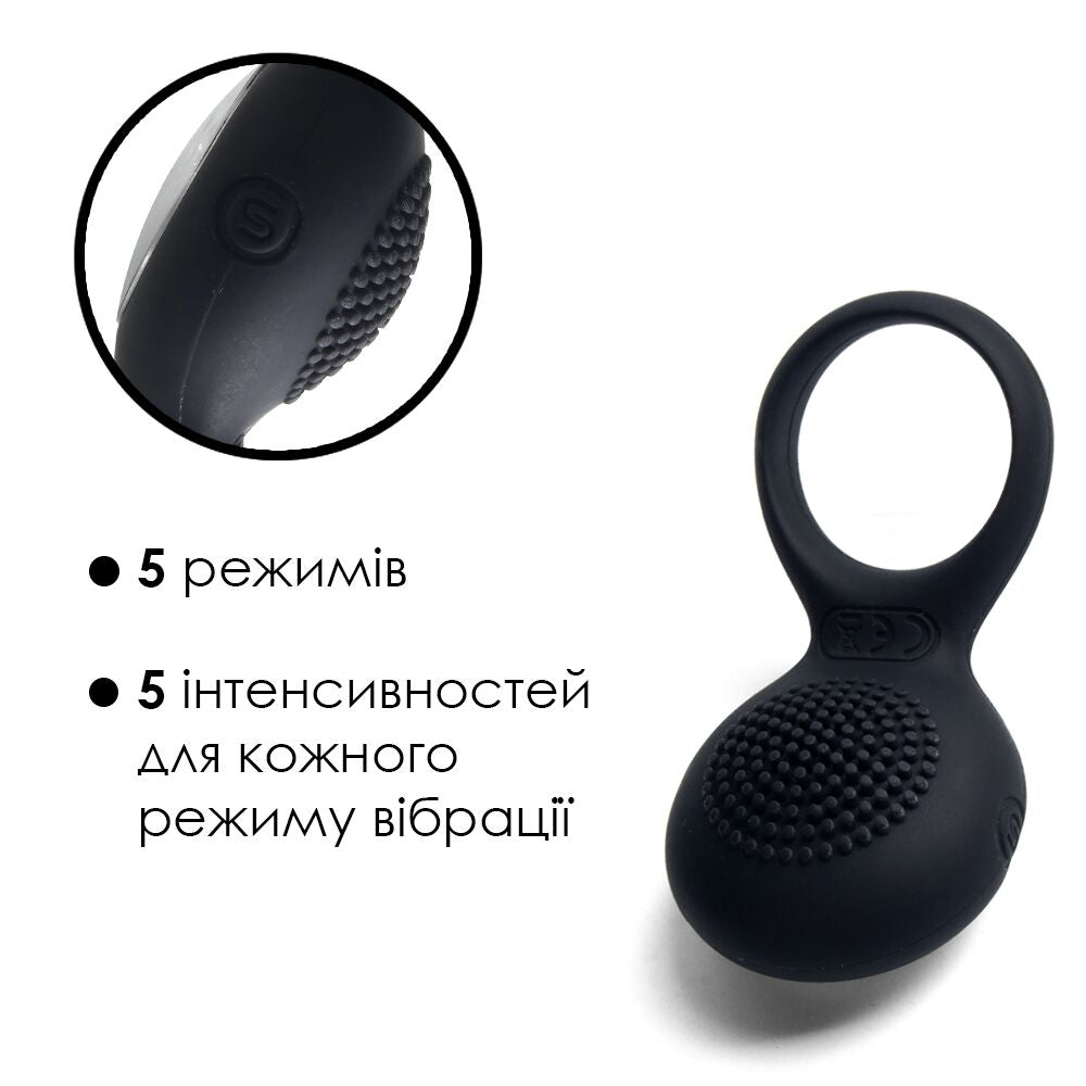 Thumb image for product index 3: Ерекційне кільце з вібрацією Svakom Tyler Black