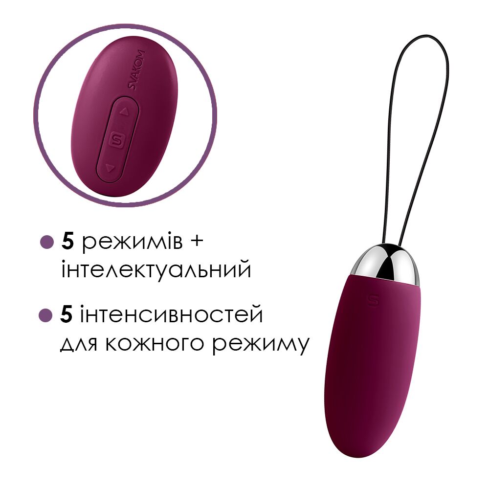 Thumb image for product index 3: Віброяйце з пультом керування Svakom Elva