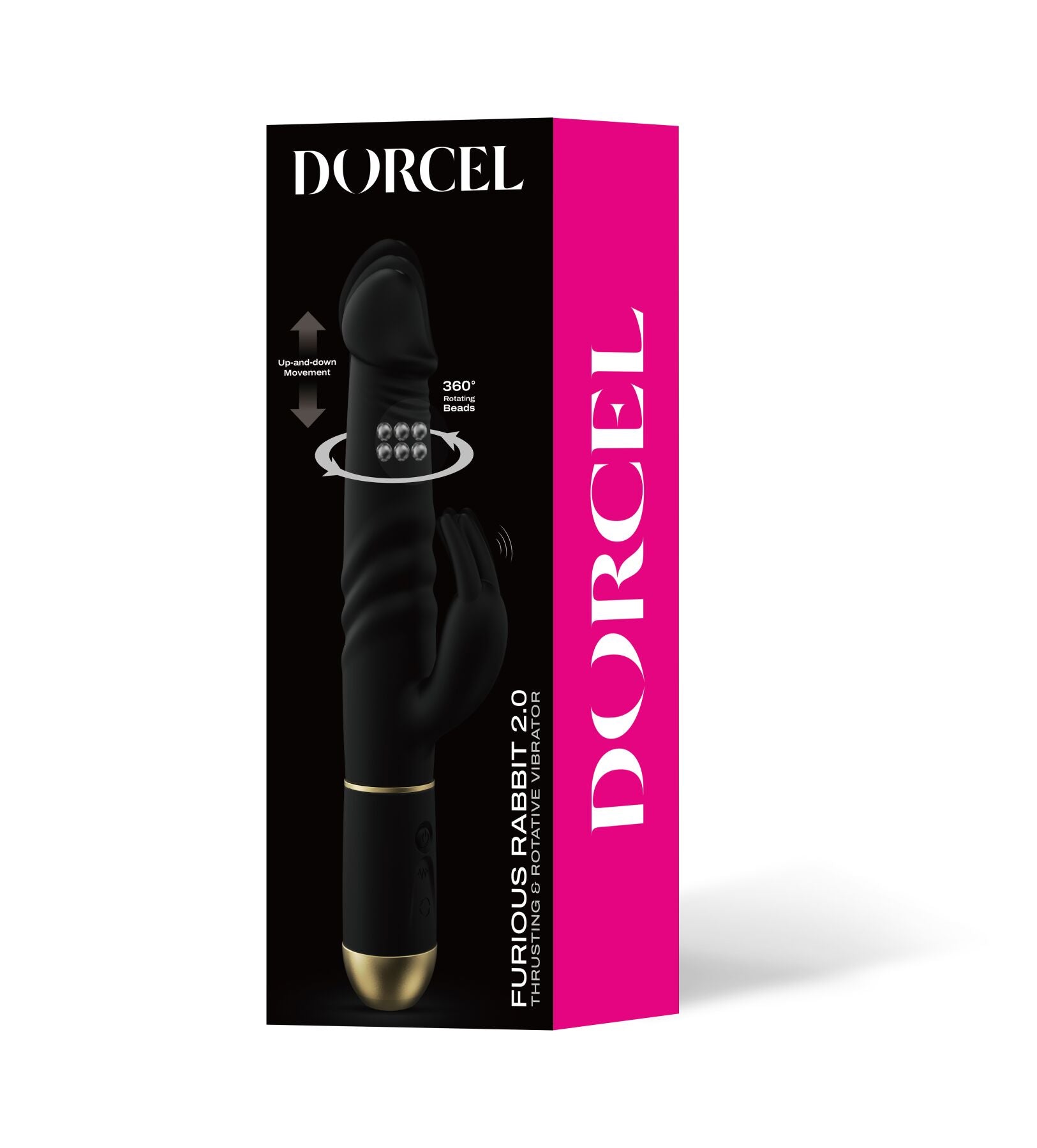 Thumb image for product index 9: Вібратор Dorcel Furious Rabbit 2.0 зі зворотно-поступальними рухами головки