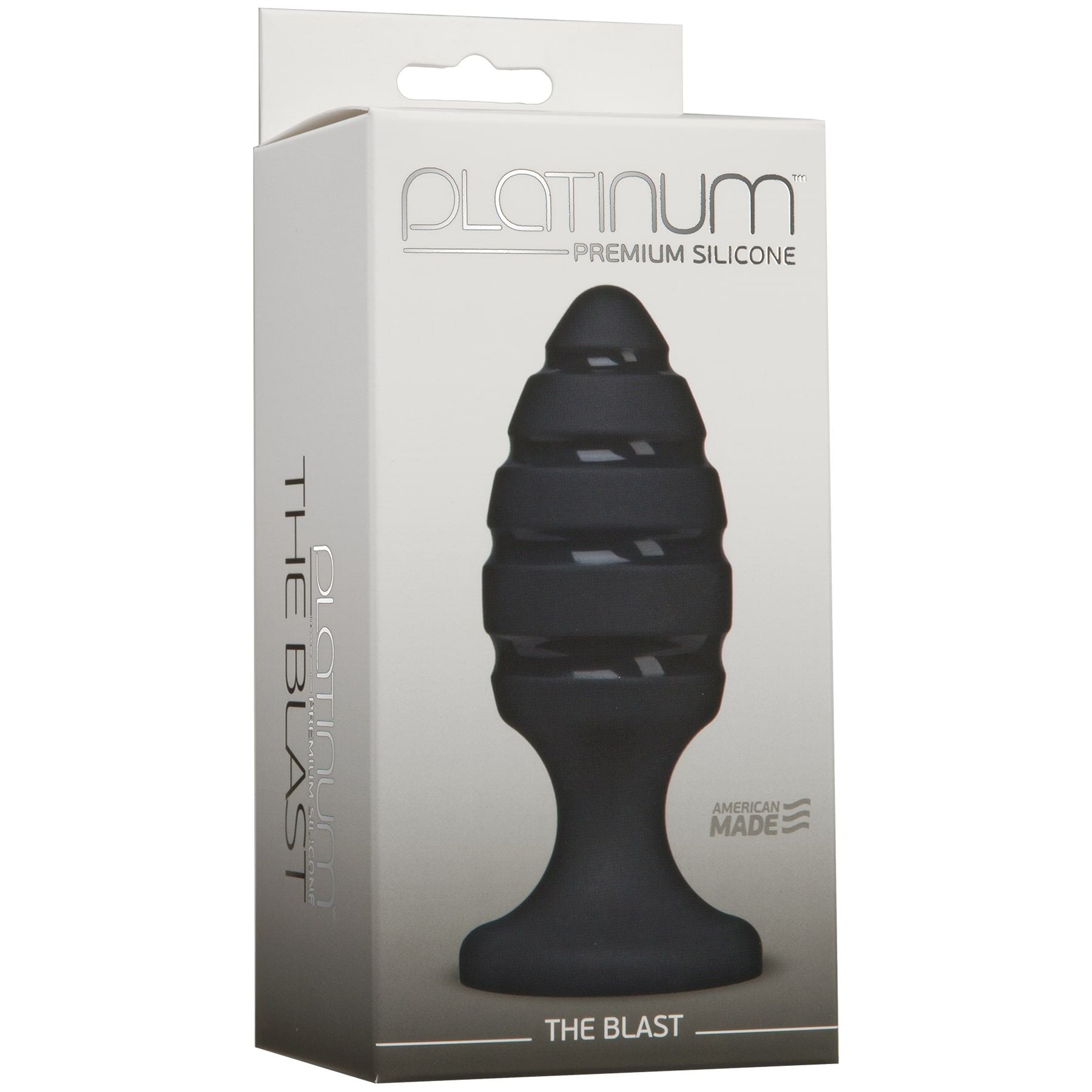 Thumb image for product index 2: Анальний плаг зі спіральним каналом Doc Johnson Platinum Premium Silicone — The Blast