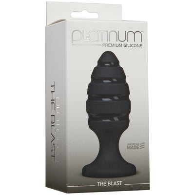 Main image for product index 2: Анальний плаг зі спіральним каналом Doc Johnson Platinum Premium Silicone — The Blast