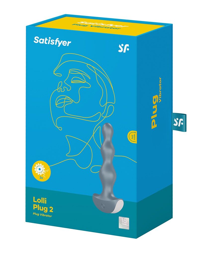 Thumb image for product index 12: Анальний стимулятор-намистини з двома моторами Satisfyer Lolli-Plug 2