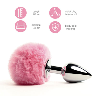 Main image for product index 6: Анальна пробка FeelzToys - Bunny Tails Butt Plug