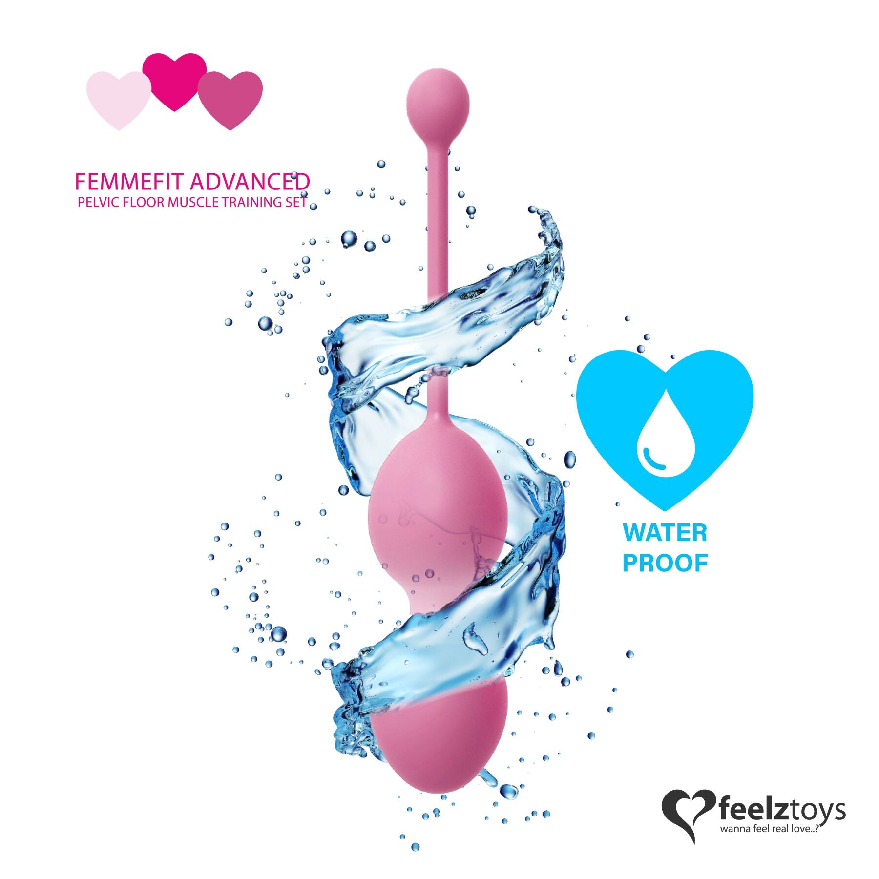 Thumb image for product index 6: Набір вагінальних кульок для просунутих FeelzToys - FemmeFit Advanced Pelvic Muscle Training Set