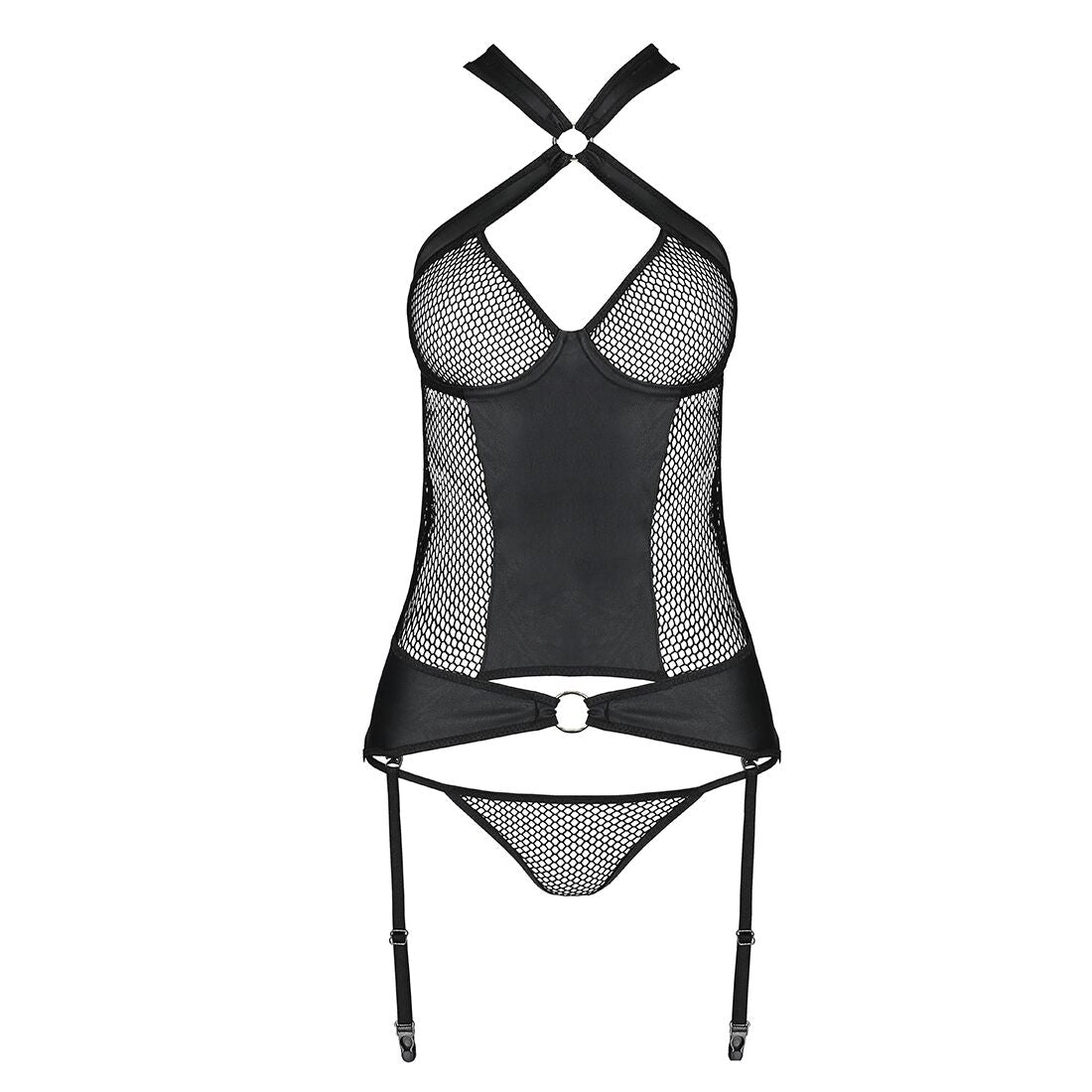 Thumb image for product index 12: Сітчастий комплект корсет Passion AMANDA CORSET