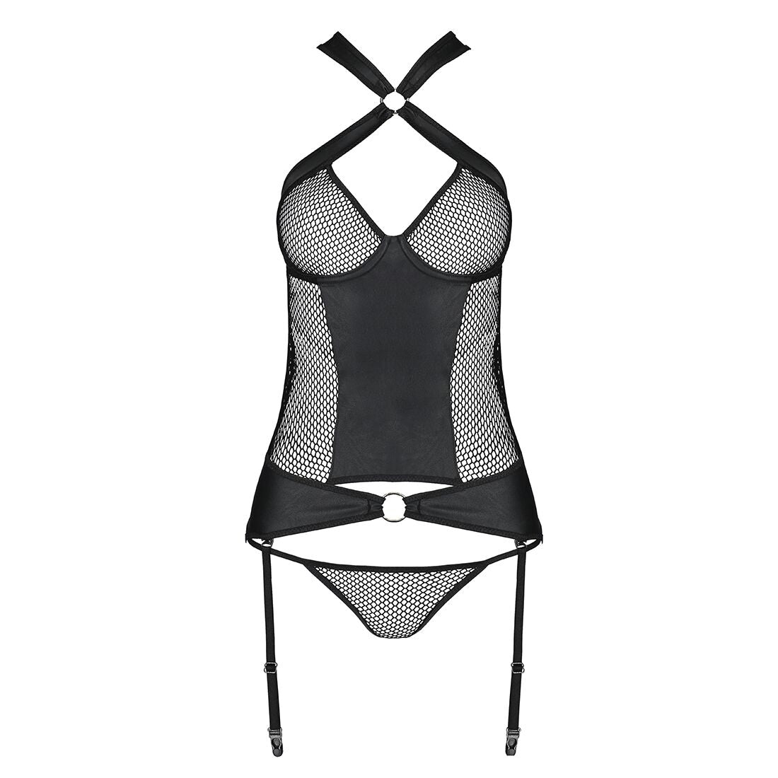 Thumb image for product index 5: Сітчастий комплект корсет Passion AMANDA CORSET