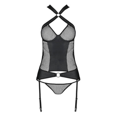 Main image for product index 5: Сітчастий комплект корсет Passion AMANDA CORSET