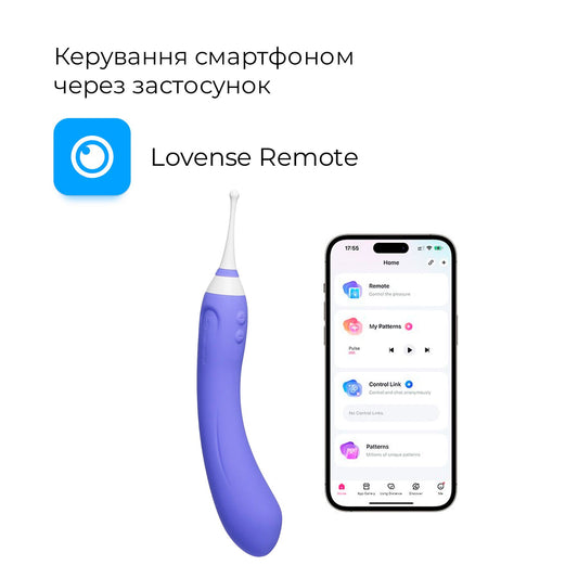 Двусторонний смарт вибратор Lovense Hyphy_