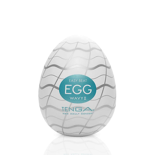 Мастурбатор-яйцо Tenga Egg Wavy II Волнистый ІІ