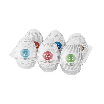 Main image for product index 1: Набір мастурбаторів-яєць Tenga Egg New Standard Pack (6 од)