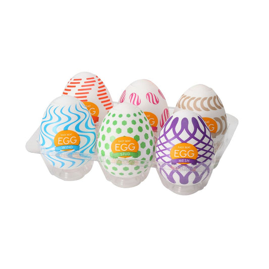 Набір мастурбаторів-яєць Tenga Egg Wonder Pack (6 од)