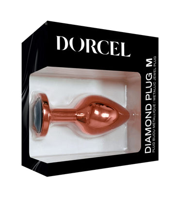 Металлическая анальная пробка с украшением в виде кристалла Dorcel - Diamond Plug - фото 11