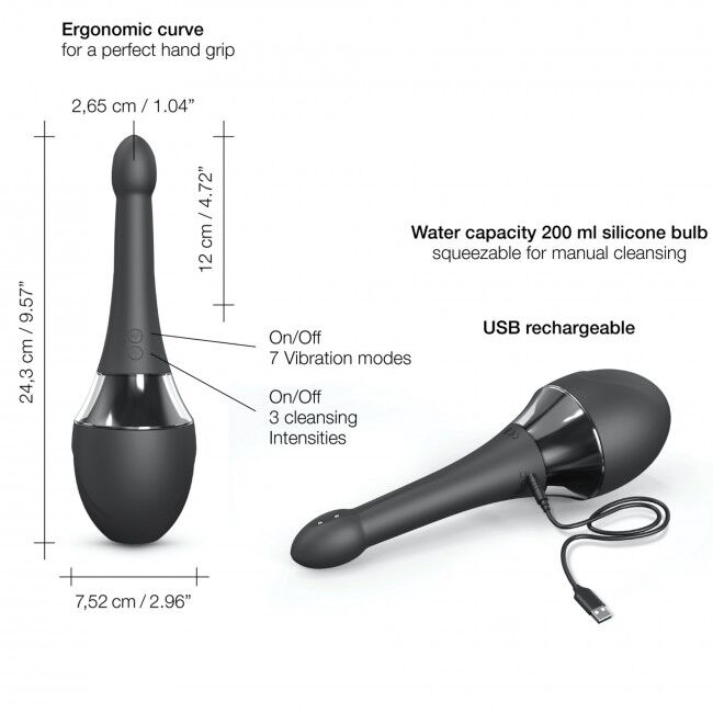 Thumb image for product index 5: Автоматичний анальний душ-вібратор Dorcel Douche Mate Pro