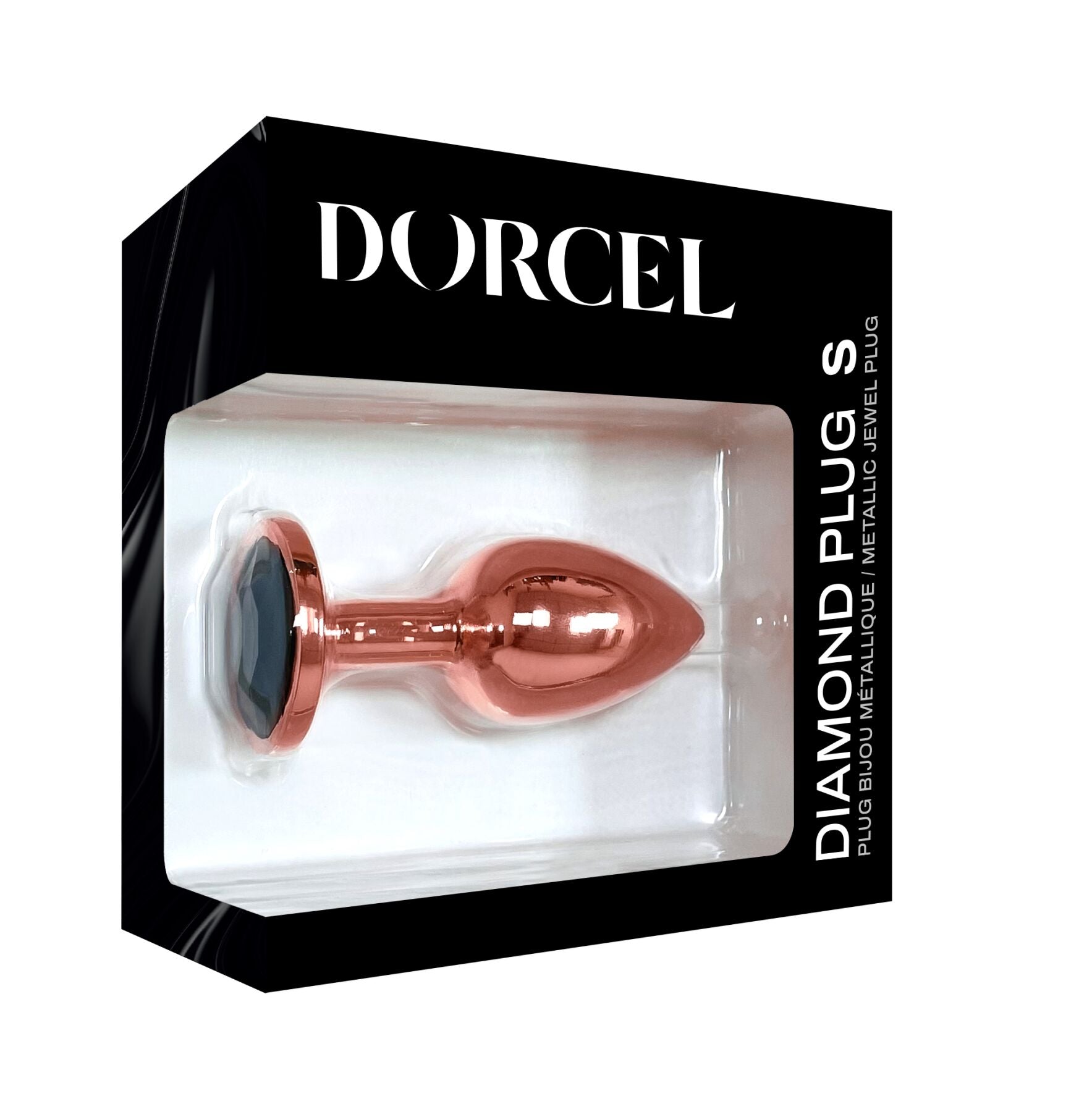 Thumb image for product index 5: Металлическая анальная пробка с украшением в виде кристалла Dorcel - Diamond Plug 