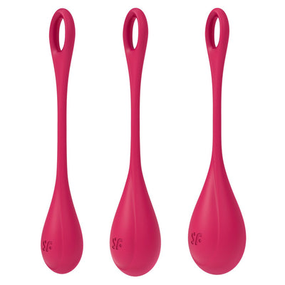 Main image for product index 6: Набор йони бусин Satisfyer Yoni Power 1, диаметр 2-2,5-3см, вес 22-46-74гр