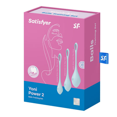 Main image for product index 15: Набір йоні намистин Satisfyer Yoni Power 2, диаметр 2-2,5-3см, вес 22-44-73гр