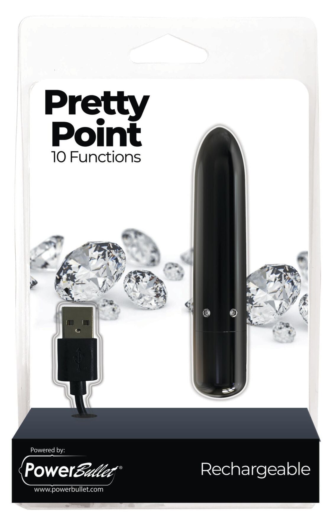 Thumb image for product index 23: Віброкуля PowerBullet - Pretty Point Rechargeable Bullet