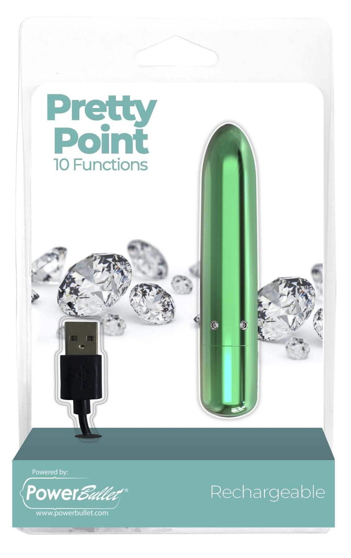 Thumb image for product index 17: Віброкуля PowerBullet - Pretty Point Rechargeable Bullet