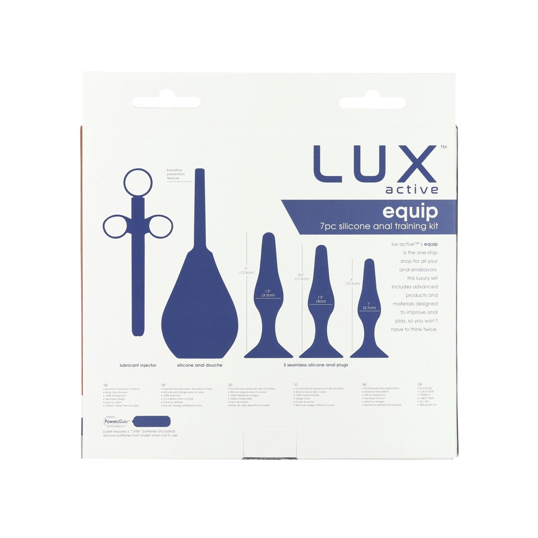 Thumb image for product index 11: Набір анальних іграшок для новачків Lux Active – Equip – Silicone Anal Training Kit