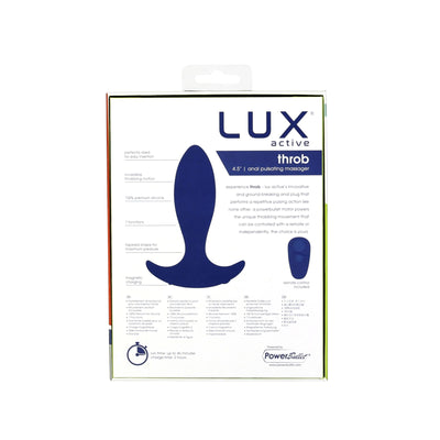 Main image for product index 9: Анальная пробка с пульсацией Lux Active – Throb – Anal Pulsating Massager