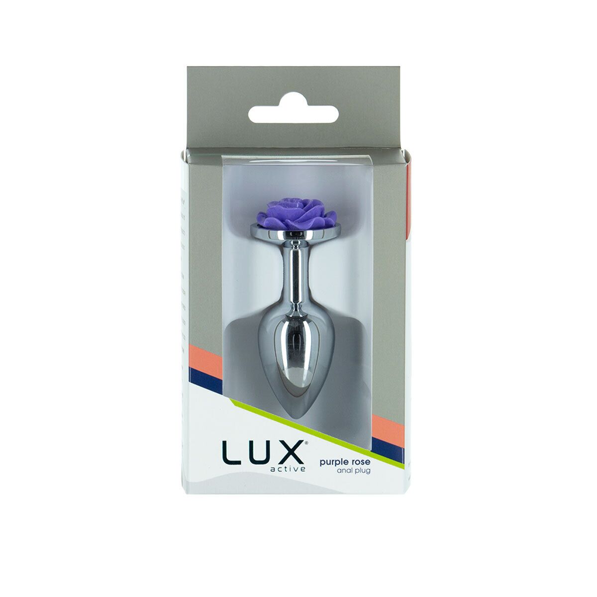 Thumb image for product index 12: Металлическая анальная пробка Lux Active с розой - Rose Anal Plug, вибропуля в подарок