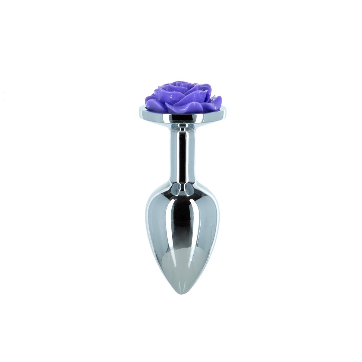 Thumb image for product index 8: Металлическая анальная пробка Lux Active с розой - Rose Anal Plug, вибропуля в подарок