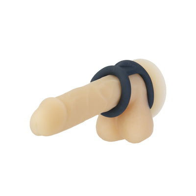 Main image for product index 5: Двойное эрекционное кольцо LUX Active – Tug – Versatile Silicone Cock Ring